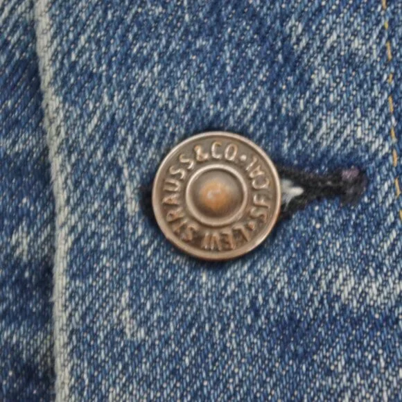 Vintage Levi's 71205-0217 Type 3 USA Made Denim Jacket 40L